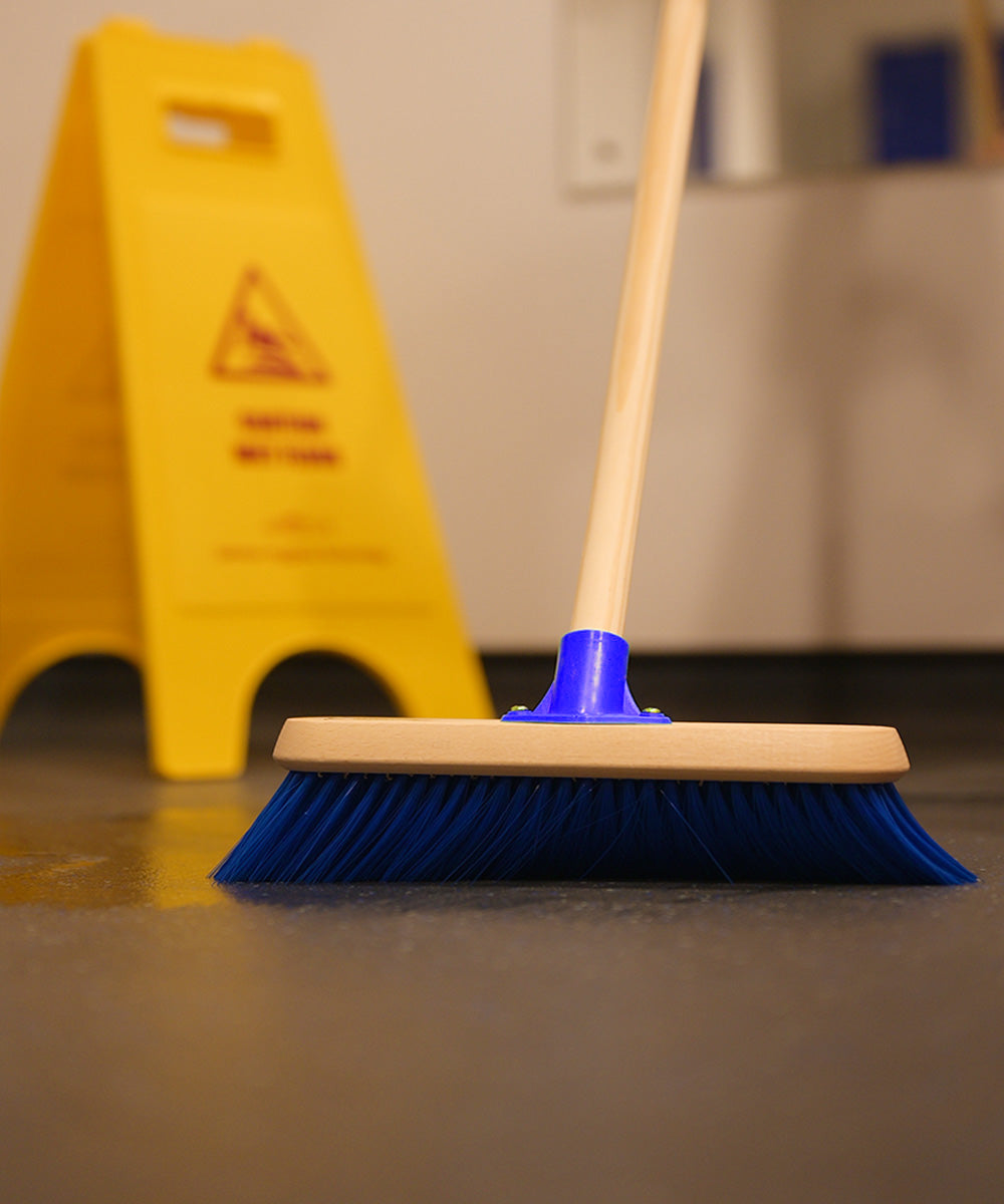 Finest by Hillbrush Household Wooden Broom With Socket & Handle - Soft